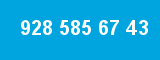 928 585 67 43 928 585 67 43